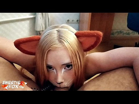 ❤️ Kitsune yutmak çük ve boşalmak içinde ona ağız ❤❌ Süper porno tr.sex78.ru ❌